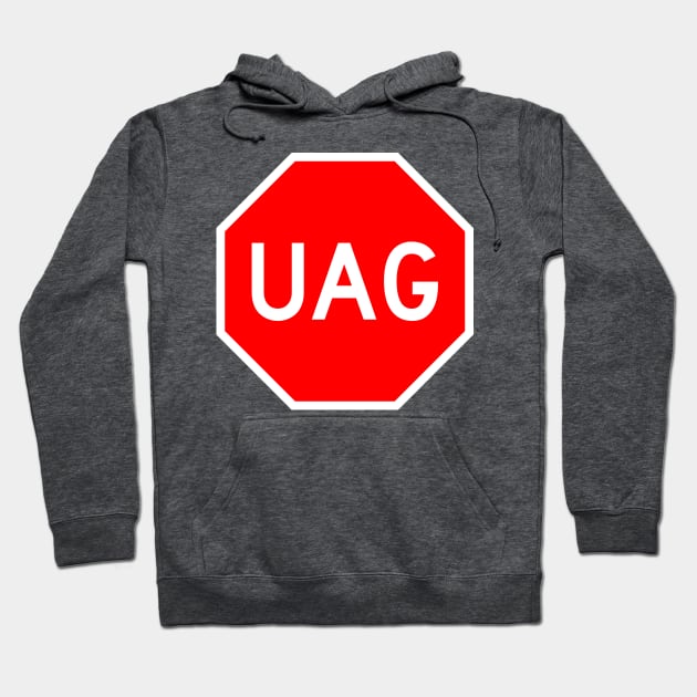 Stop Codon Sign RNA UAG Hoodie by mwcannon